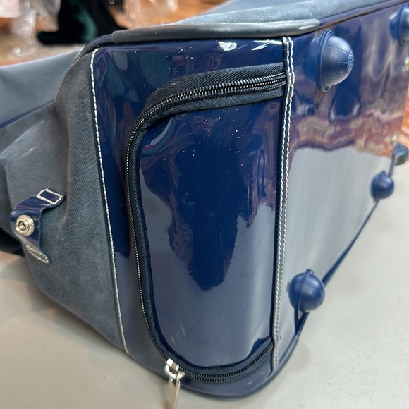 Diane von Furstenberg Travel Bag Suitcase Pull Out Handle and Wheels - Picture 8 of 9